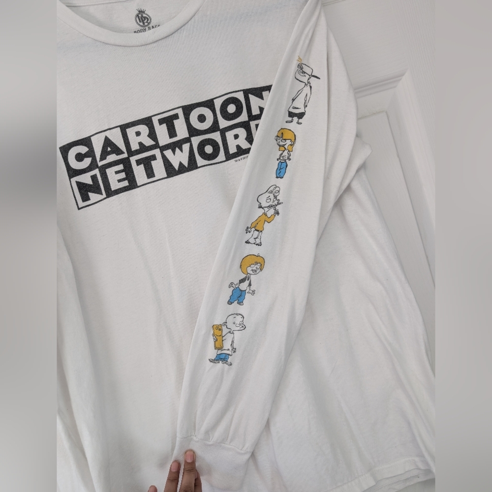 BODY RAGS long sleeve shirt cartoon Network size Medium